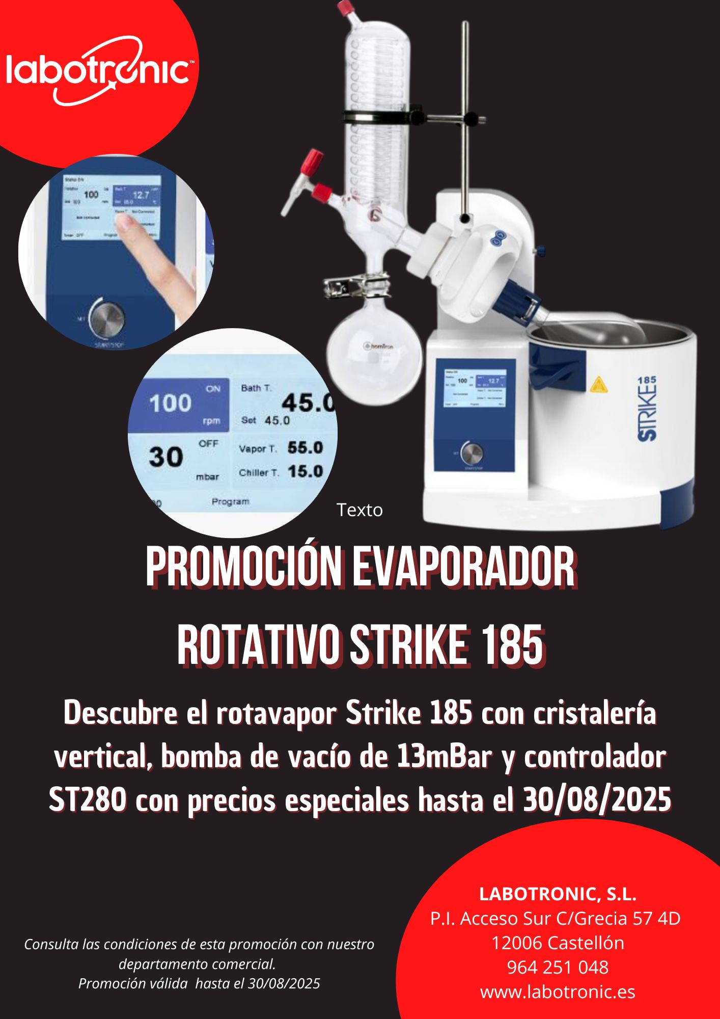 PROMOCIÓN ROTAVAPOR STRIKE 185