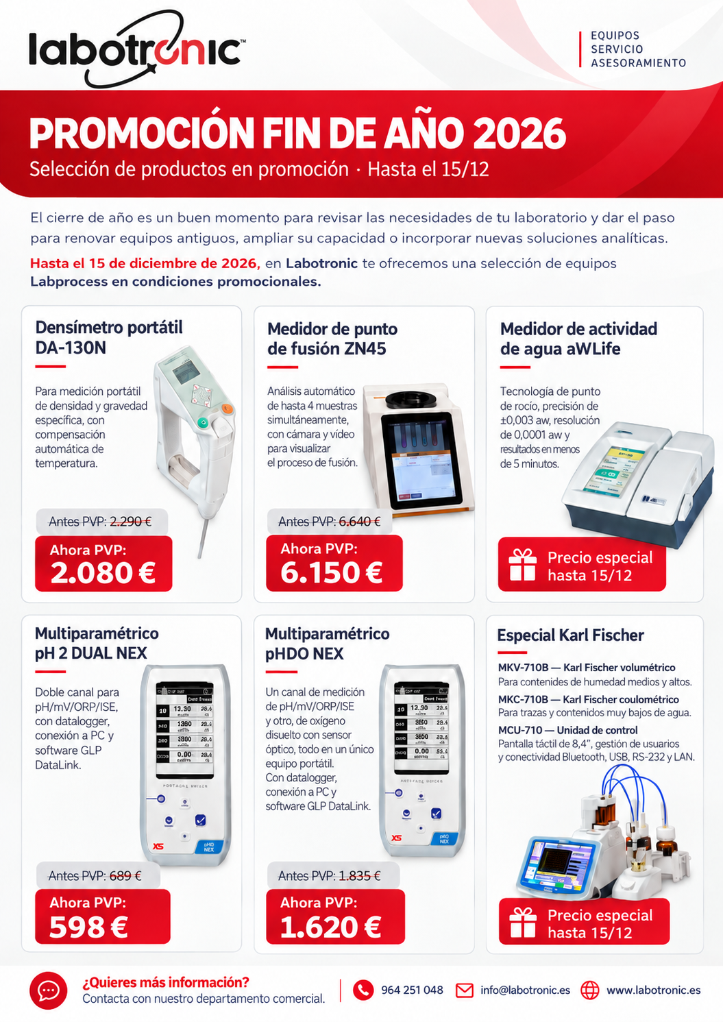 PROMOCIÓN FIN DE AÑO PRODUCTOS LABPROCESS