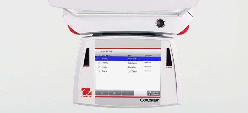 Imagen Las balanzas de la serie Explorer de OHAUS ya están disponibles con la versión actualizada del software EX2.20